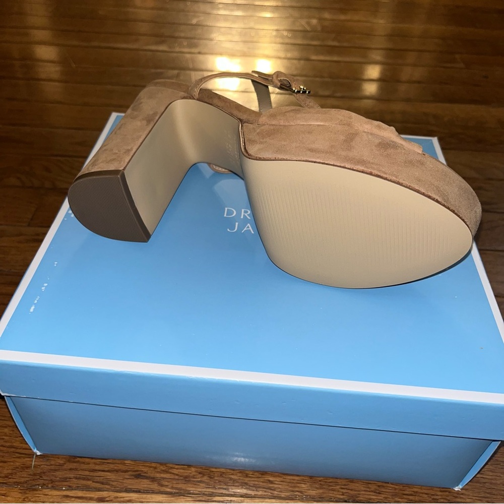 Draper James Paloma Light Brown Platform Sandals Women’s Size 8 - Picture 10 of 15